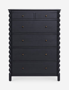 Open Box: Topia 6-Drawer Dresser, Black by Ginny Macdonald