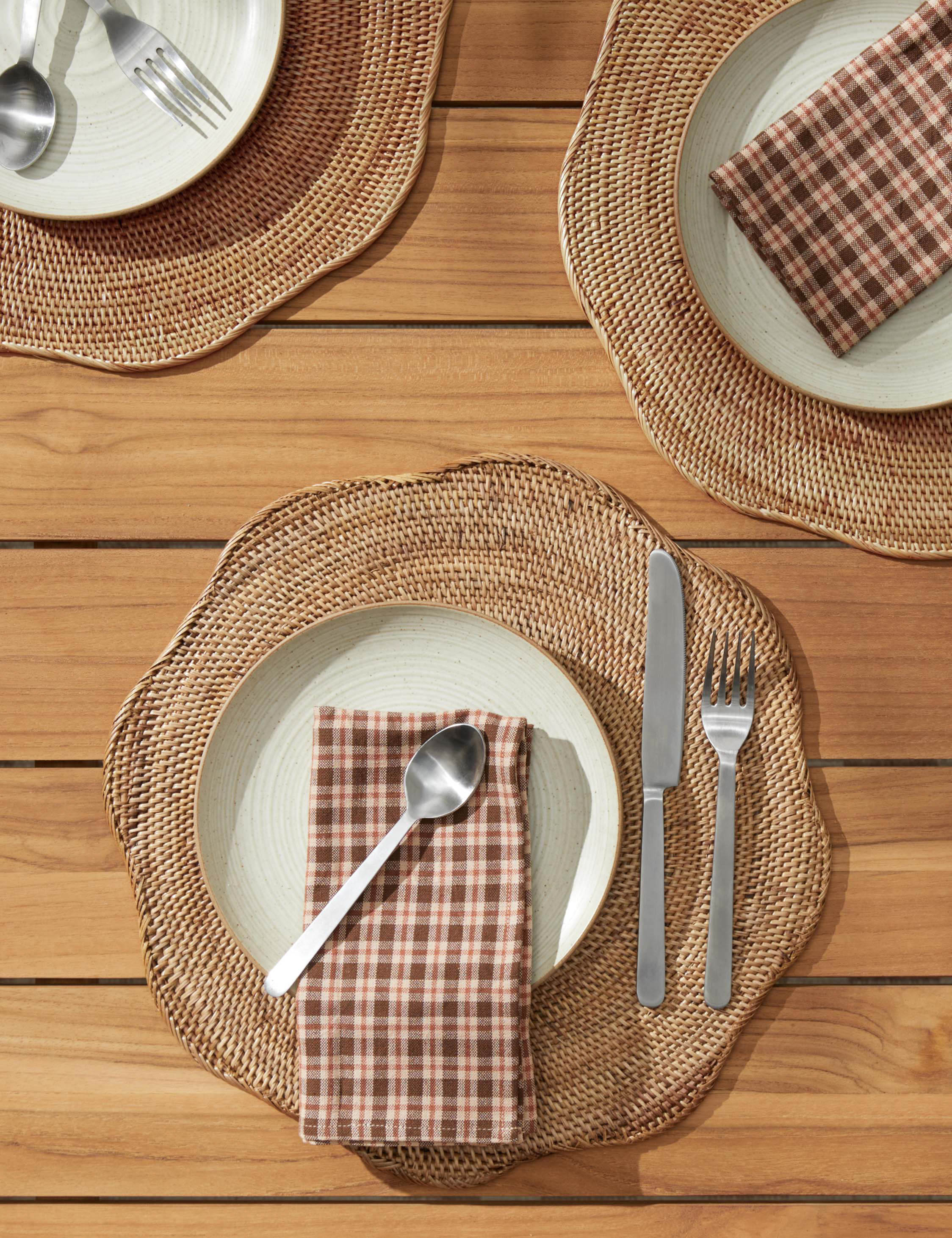 Lulu and Georgia Tyna Rattan Placemats