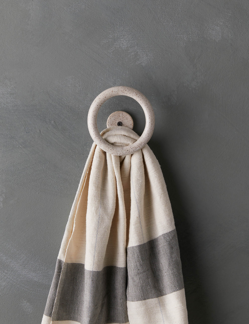 Speckled White Uni Wall Hook