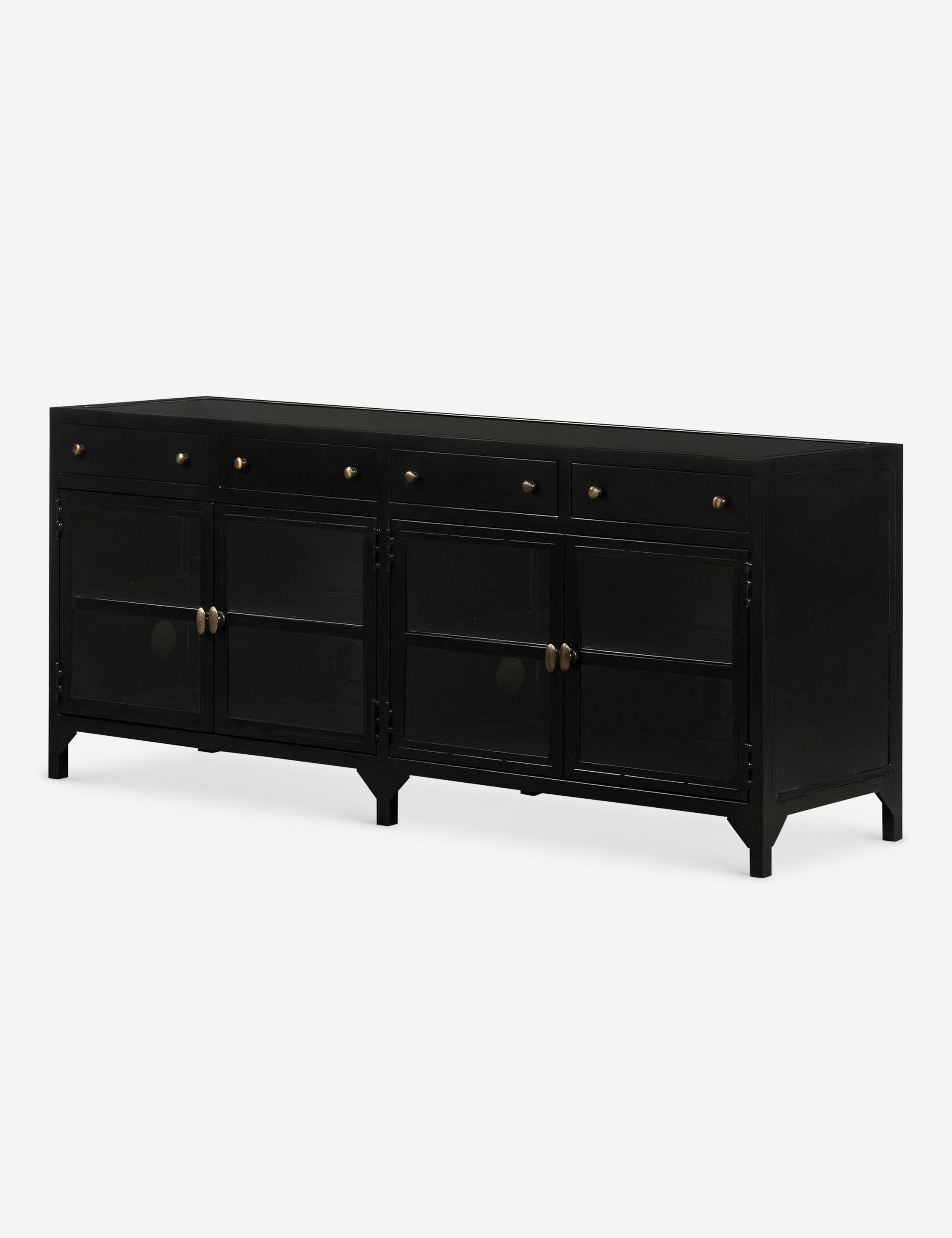 Malcom Iron Media Storage Console