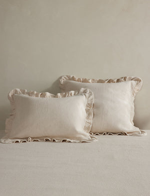 Vekki relaxed cotton pillow sham set