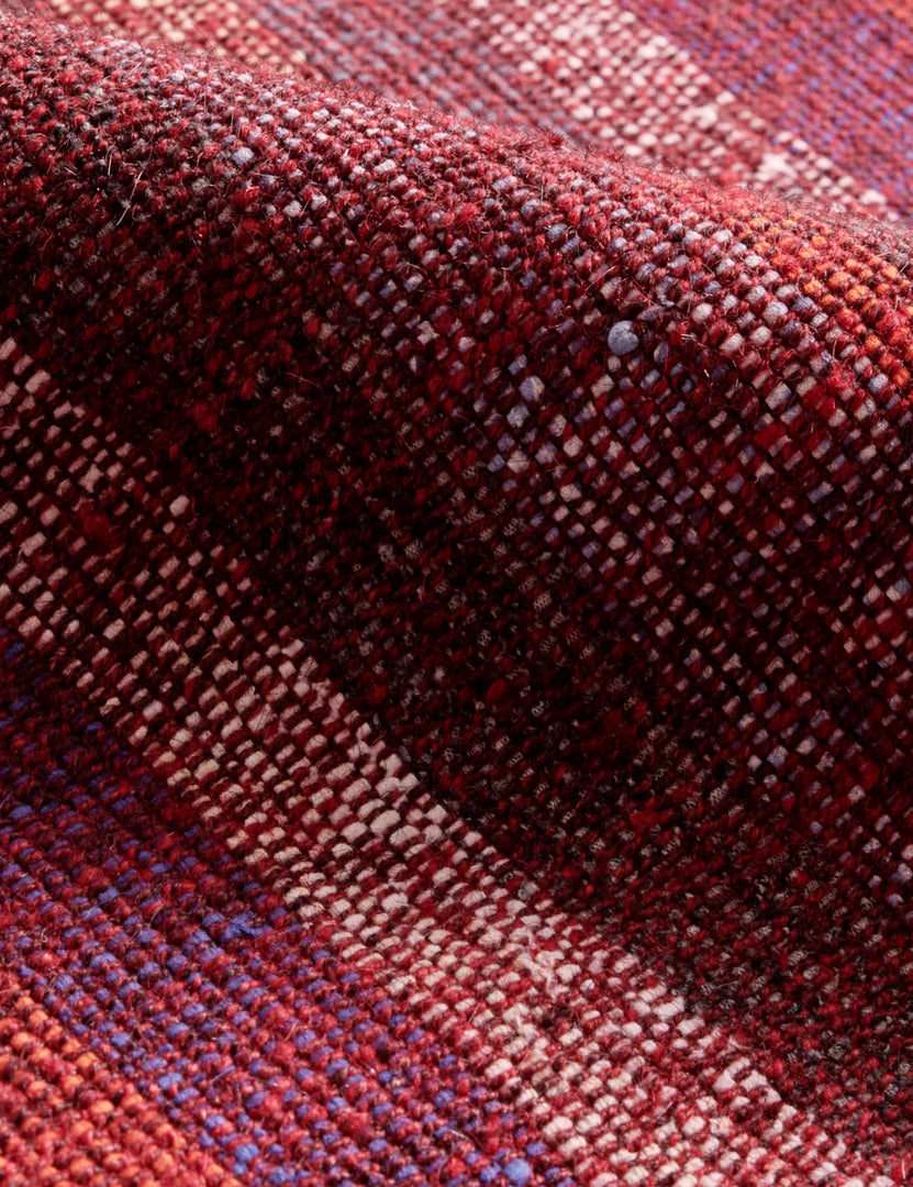 Vintage Kilim Flatweave Wool Rug No. 32, 6'11" x 10'2"