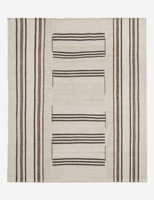 Vintage Kilim Flatweave Wool Rug No. 39, 6'3