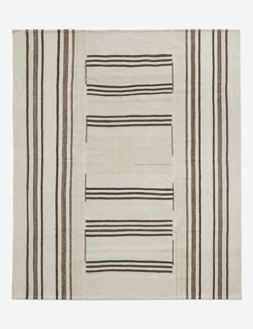 Vintage Kilim Flatweave Wool Rug No. 39, 6'3" x 9'9"