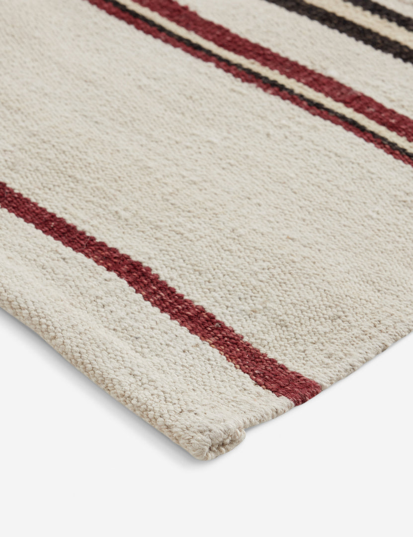 Vintage Kilim Flatweave Wool Rug No. 46, 5'12" x 8'