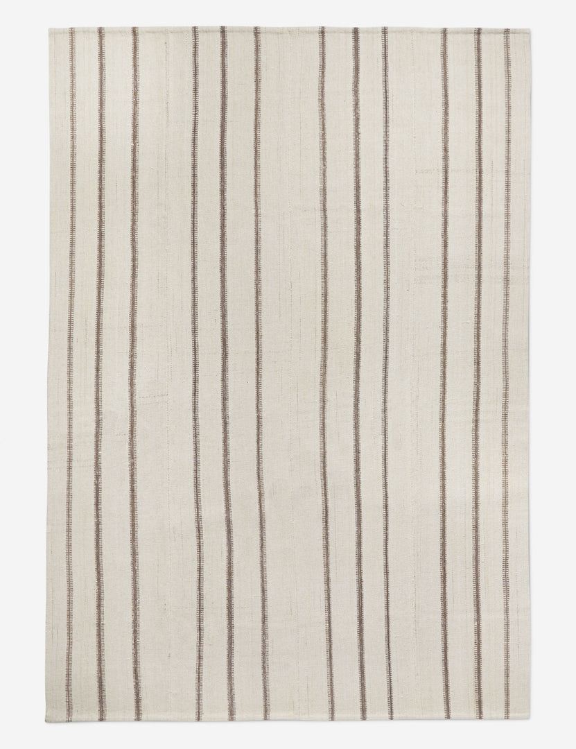 Vintage Kilim Flatweave Wool Rug No. 50, 4'6" x 5'12"