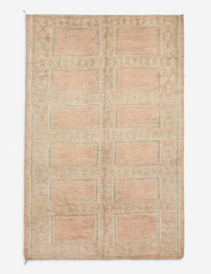 Vintage Moroccan Hand-Knotted Wool Rug No. 39, 6'6