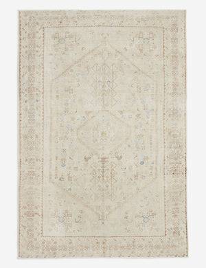 Vintage Persian Hand-Knotted Wool Rug No. 13, 5'5