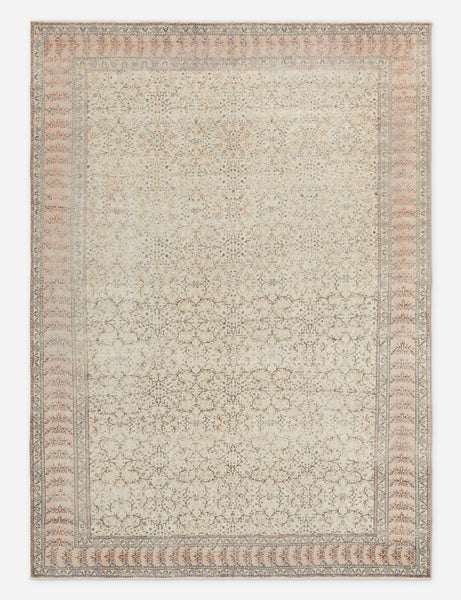 Vintage Turkish Hand-Knotted Wool Rug No. 299, 6'5