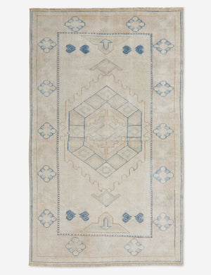 Vintage Turkish Hand-Knotted Wool Rug No. 144, 3'9