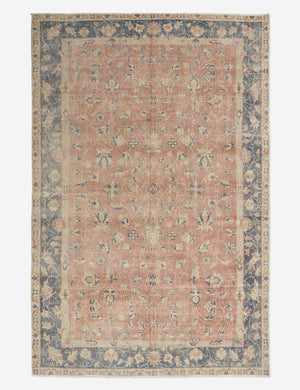 Vintage Turkish Hand-Knotted Wool Rug No. 167, 6'4