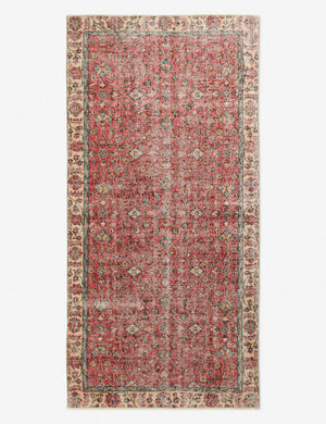 Vintage Turkish Hand-Knotted Wool Rug No. 182, 4'4