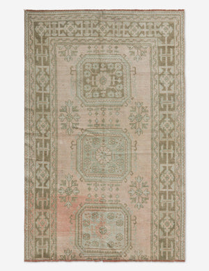 Vintage Turkish Hand-Knotted Wool Rug No. 192, 4'3
