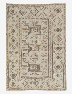 Vintage Turkish Hand-Knotted Wool Rug No. 201, 3'7