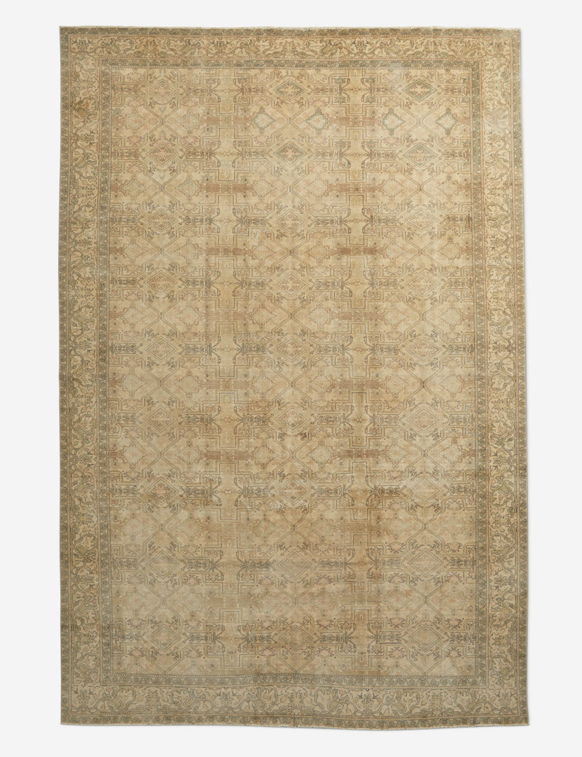 Vintage Turkish Hand-Knotted Wool Rug No. 211, 8' x 12'