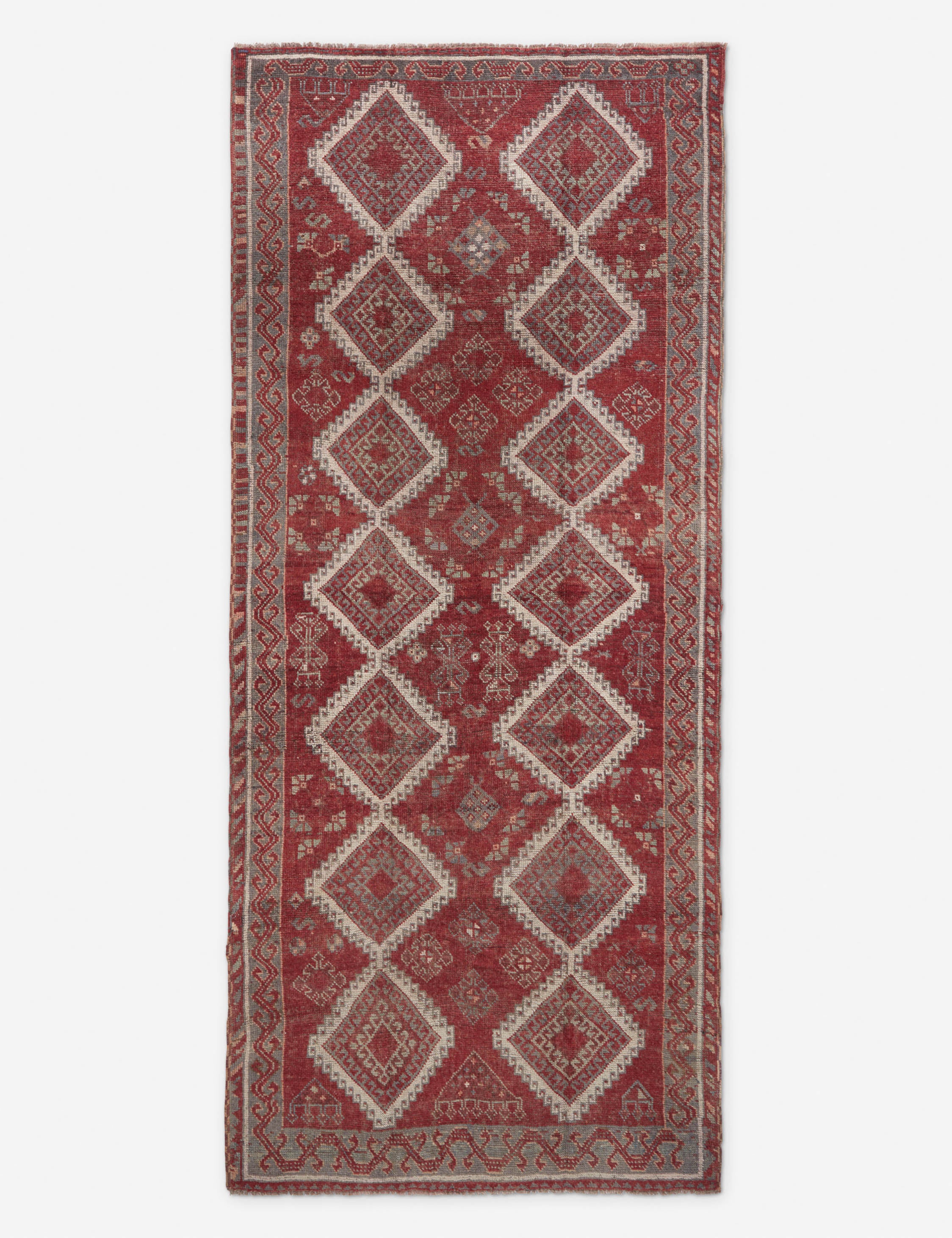 Vintage Turkish Hand-Knotted Wool Rug No. 234, 4'9" x 11'2"