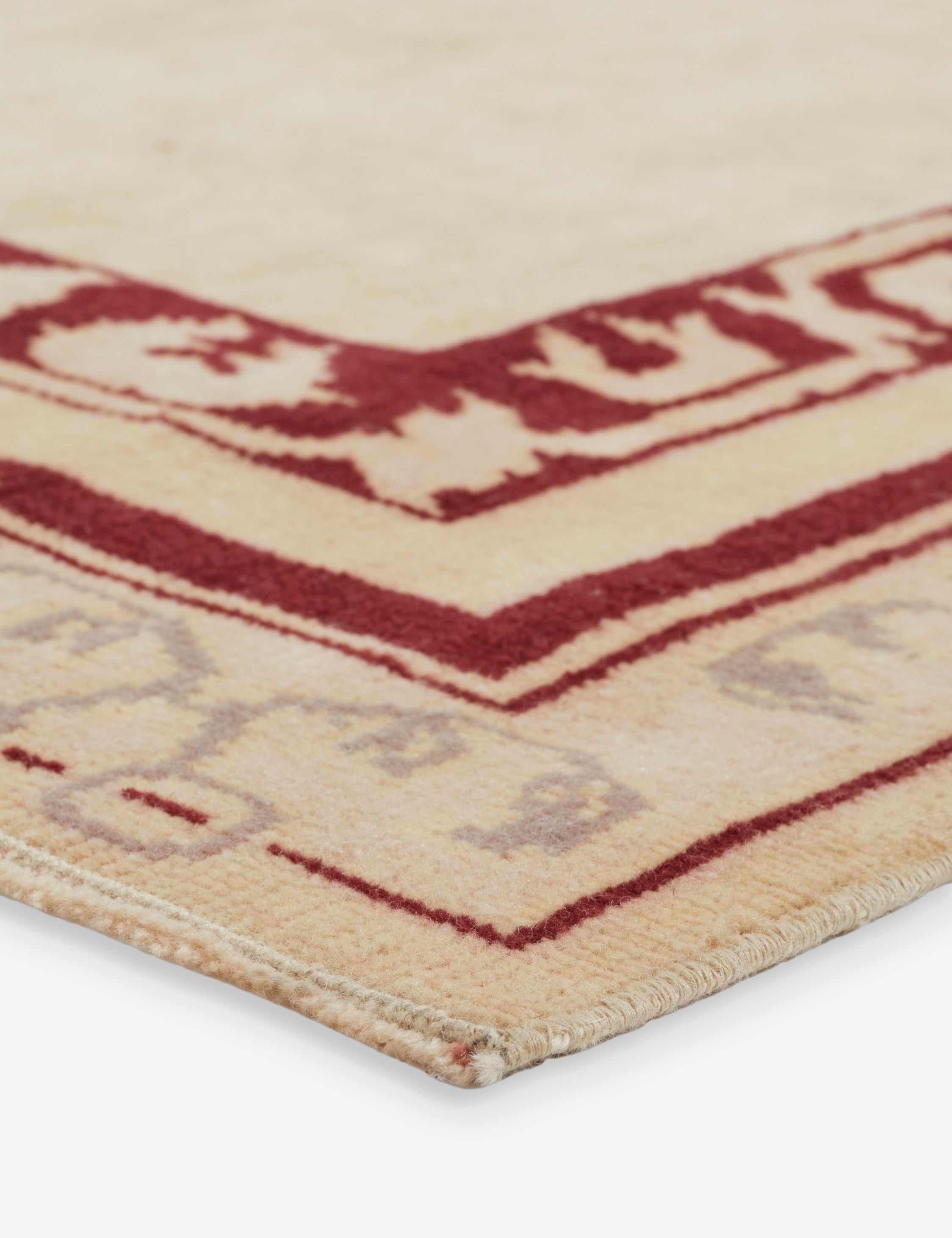 Vintage Turkish Hand-Knotted Wool Rug No. 256, 2'9