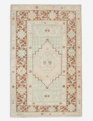 Vintage Turkish Hand-Knotted Wool Rug No. 261, 3'6