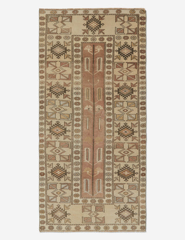 Vintage Turkish Rug No. 41, 4' 9" x 11' 6"