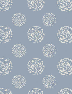 Sandraker Wallpaper by Susan Hable Swatch, Blue