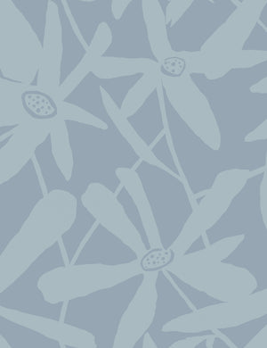 Blossom Wallpaper by Susan Hable Swatch, Blue