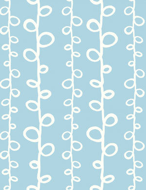 Reach Wallpaper by Susan Hable Swatch, Blue