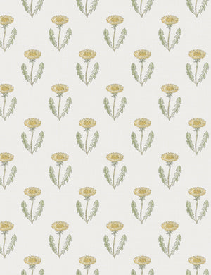 Scalamandre Maskrose Wallpaper Swatch by Sandberg, Green