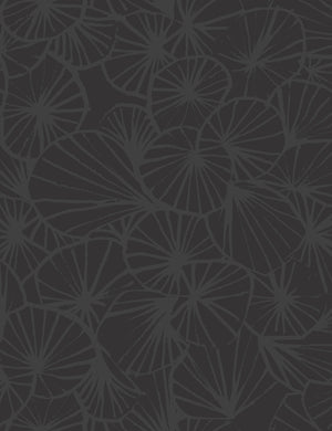 Tampopo Wallpaper by Yuki Osada Swatch, Black