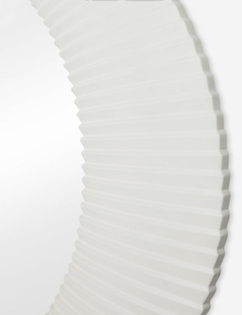 Whitaker Aysemetrical Round Mirror