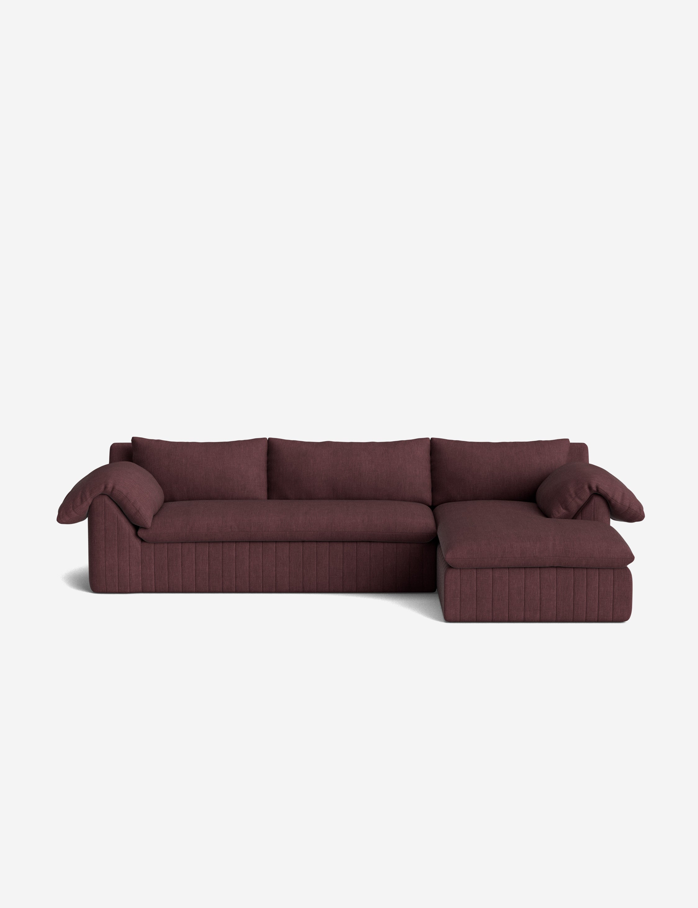 #color::oxblood-linen-weave #configuration::right-facing