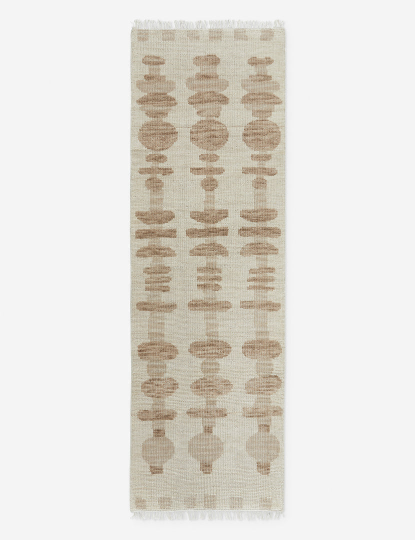 #size::2-6--x-8--runner | Yana hand-knotted organic pattern wool runner rug.