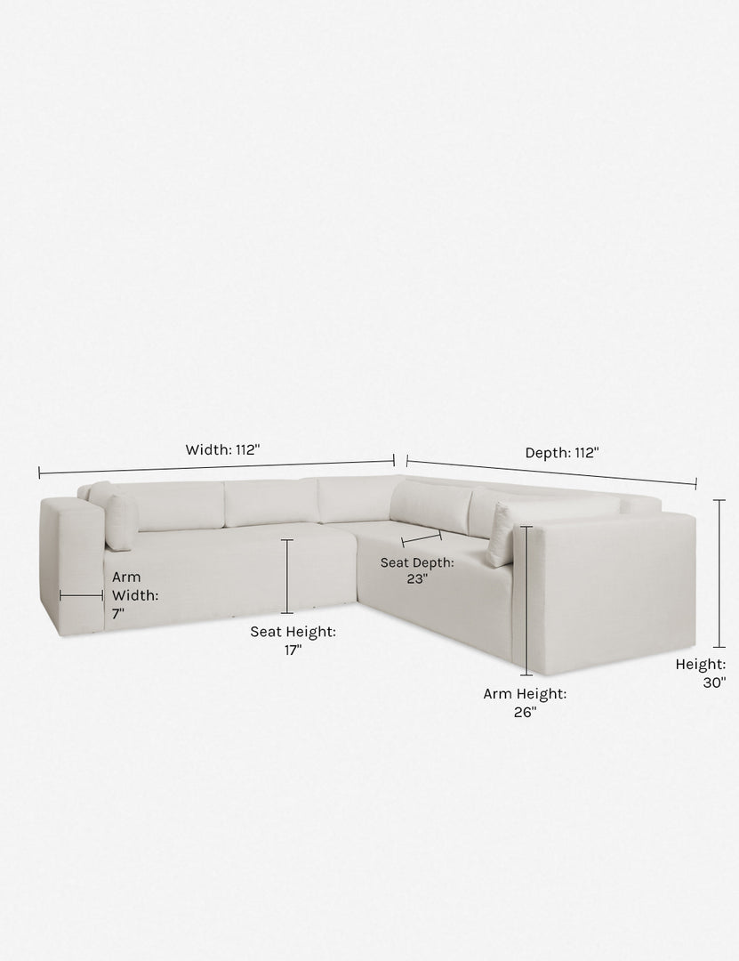 Zeren Corner Sectional Sofa