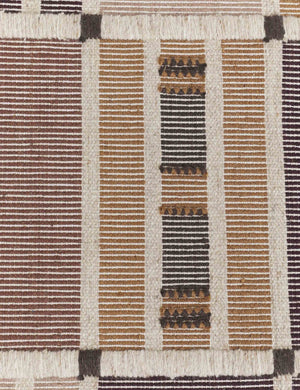 Anni Flatweave Wool Rug Swatch by Nina Freudenberger