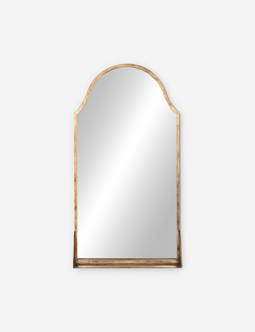 | Clare arched wall mirror with shelf