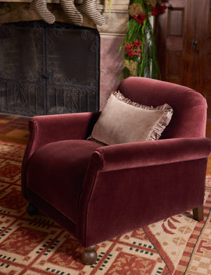 Paley Accent Chair by Heidi Caillier : Kemper Plaid Linen by Heidi Caillier