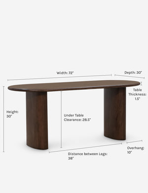 Mattea Oval Dining Table