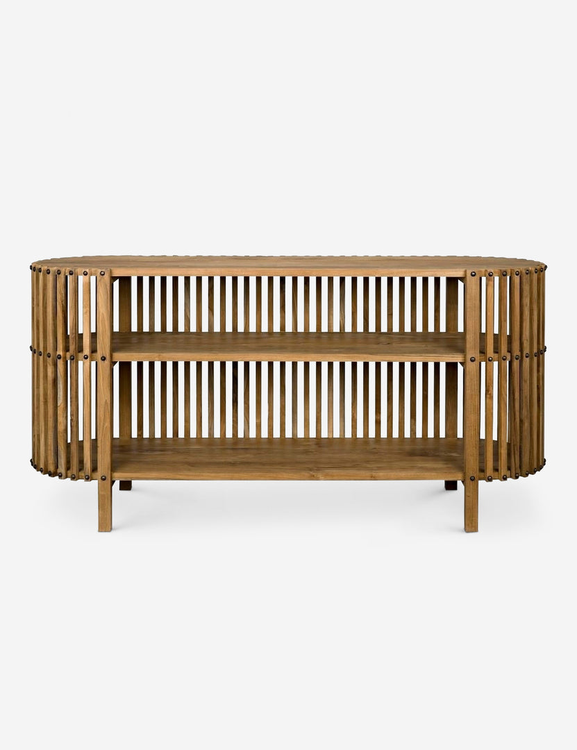 Vedima Slatted Console Table