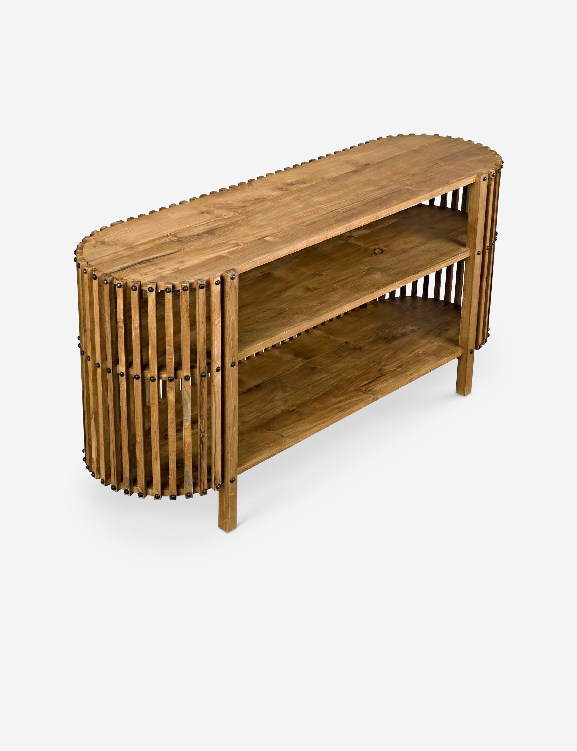 Vedima Slatted Console Table