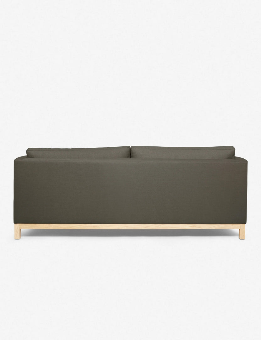 #size::84-W #size::96-W #color::loden | Back of the Loden Gray Hollingworth Sofa