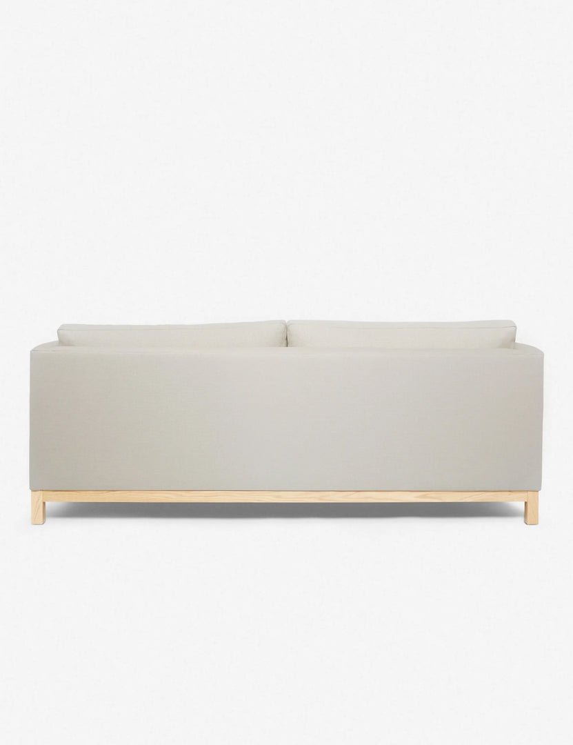 #size::84-W #size::96-W #color::natural | Back of the Natural Hollingworth Sofa