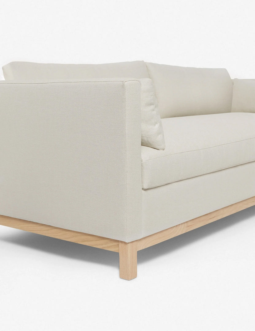 #size::84-W #size::96-W #color::natural | Left side of the Natural Hollingworth Sofa