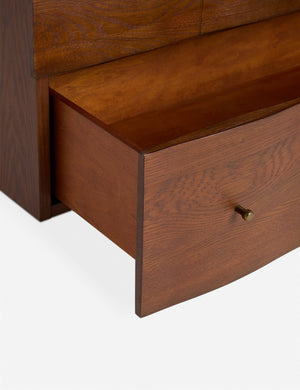 Open Box: Otelia Nightstand, Vintage Brown by Sarah Sherman Samuel
