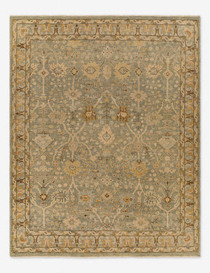 Quintero traditional motif hand-knotted wool rug