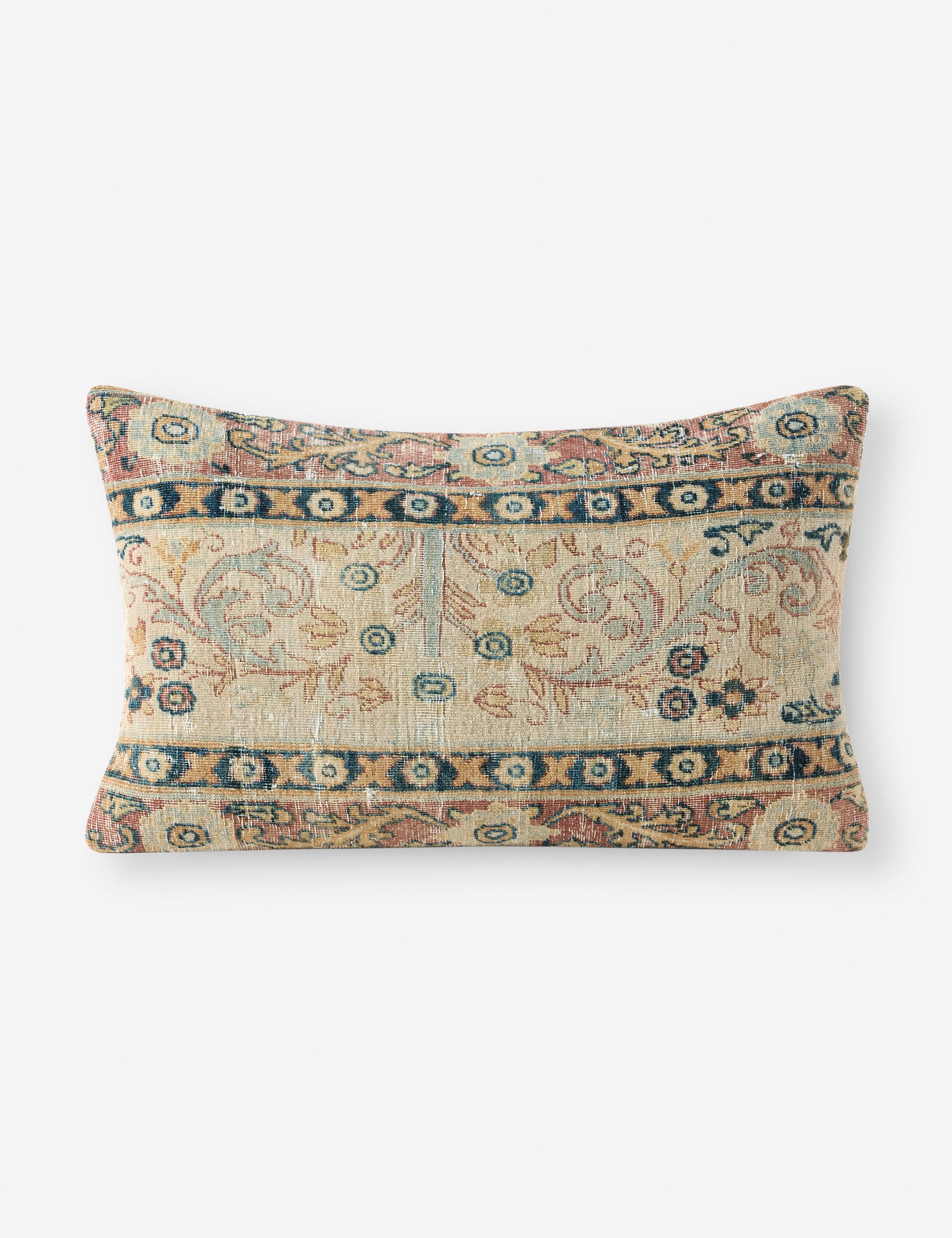 Vintage Lumbar Pillow No. 317, 16" x 26"