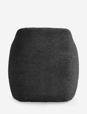Back of the Tobi Slate Boucle swivel chair