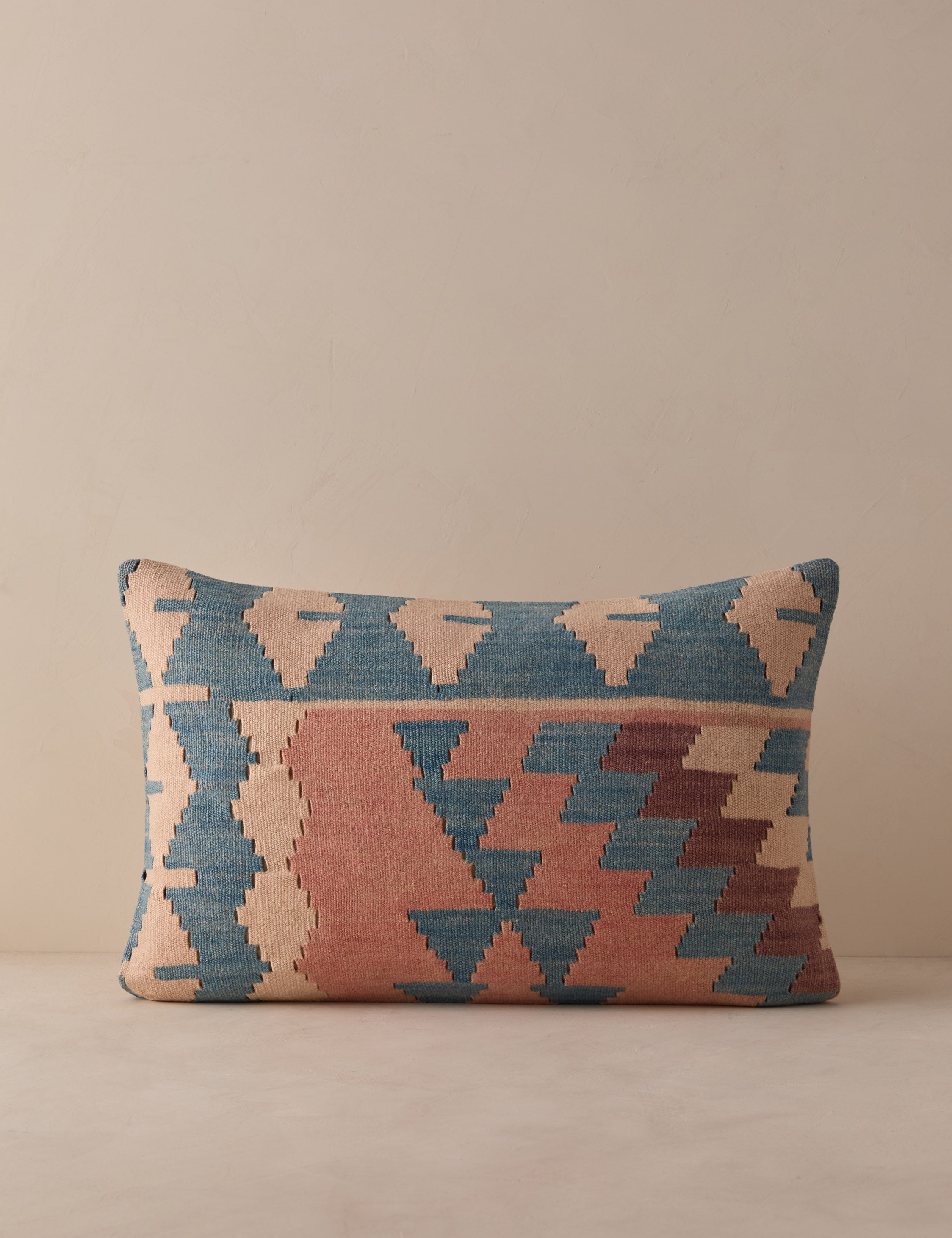 Vintage Lumbar Pillow No. 355, 16" x 24"
