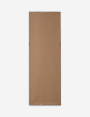 Rear view of the Shea rectangular black framed full length floor mirror