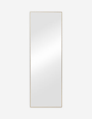 Shea rectangular gold framed full length floor mirror