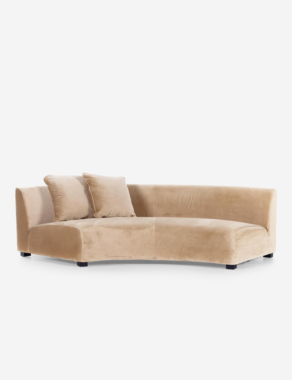 Saban Curved Sofa by Lulu and Georgia