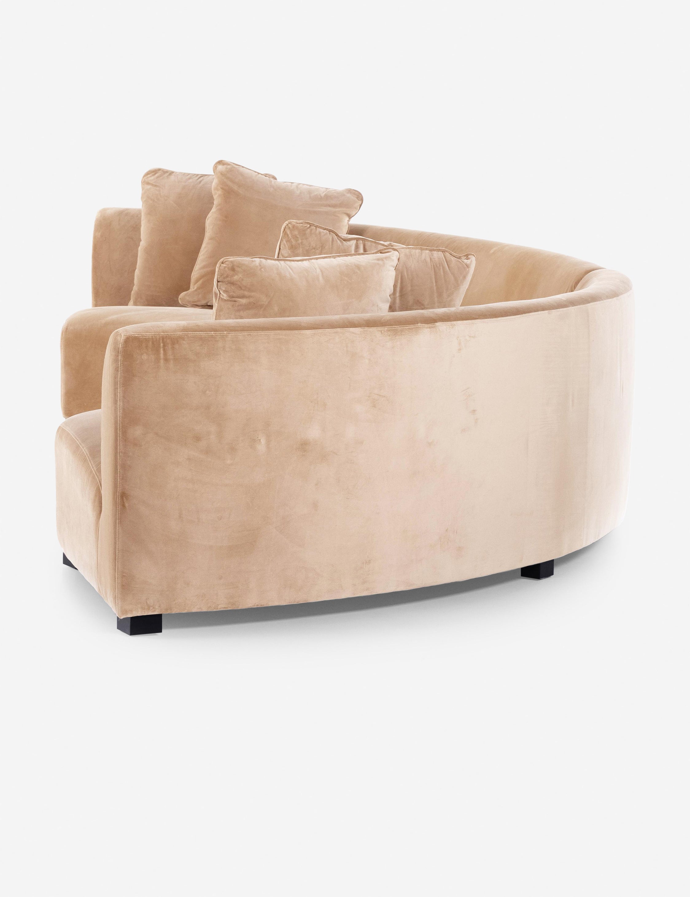 Lulu and Georgia Saban Curved Sectional Sofa - Thumbnail 3